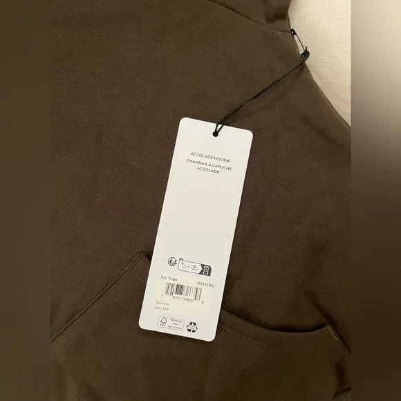 ALO Yoga NWT Accolade Hoodie Expresso Color Size XXS